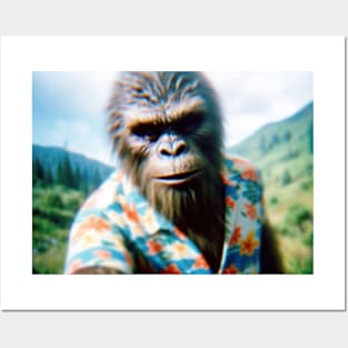 Sasquatch Selfie Posters and Art